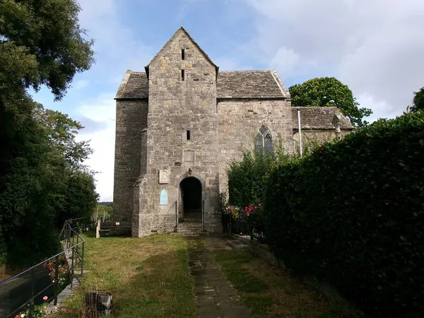 Anglo-Saxon St Martin's Church with its stone tower on North Street, Wareham